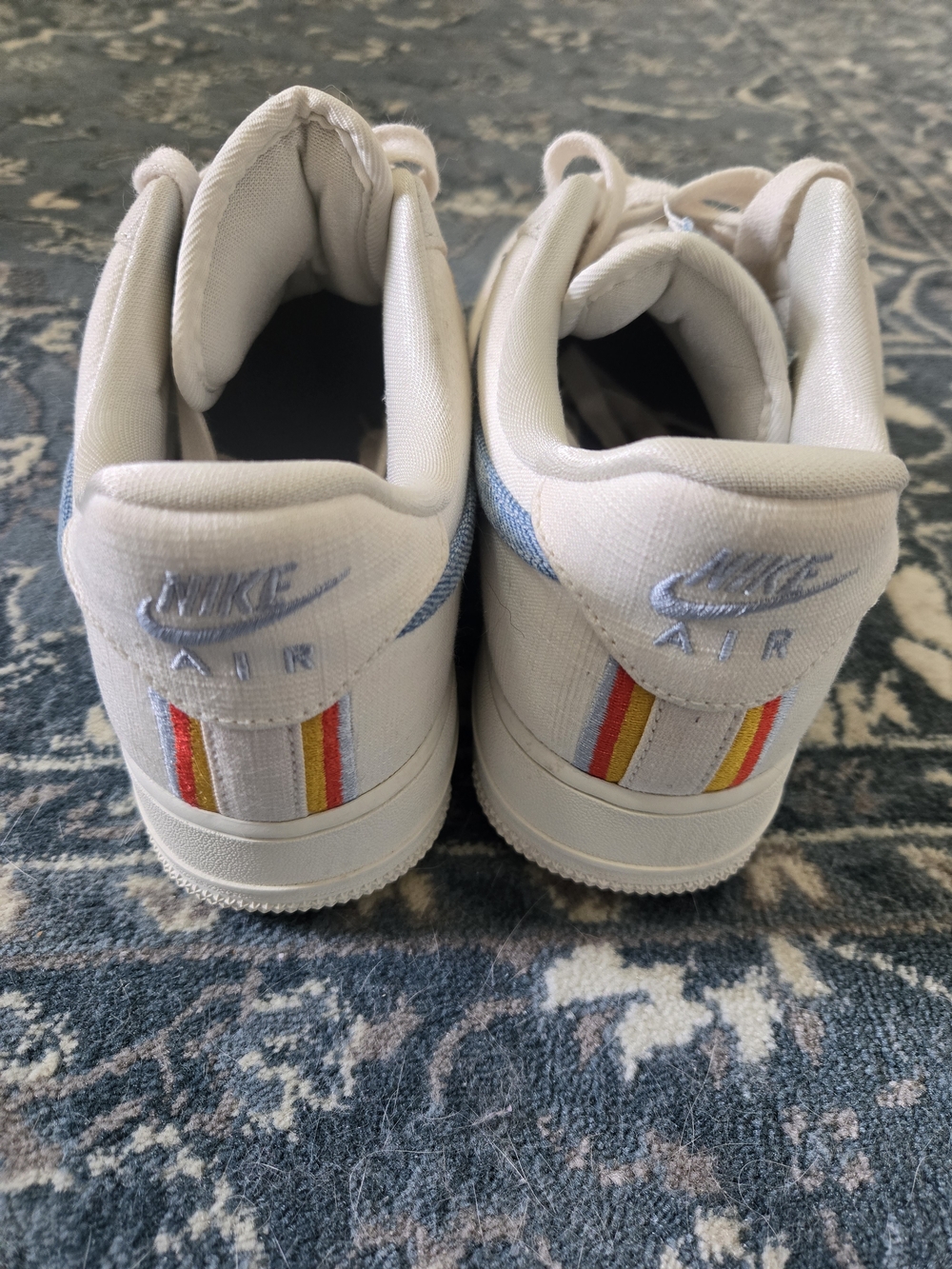 Nike Air Force 1 '07 LV8 Sail Denim Swoosh - Picture 7 of 9